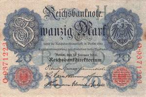 20 Mark 1914 ro.47b H/O